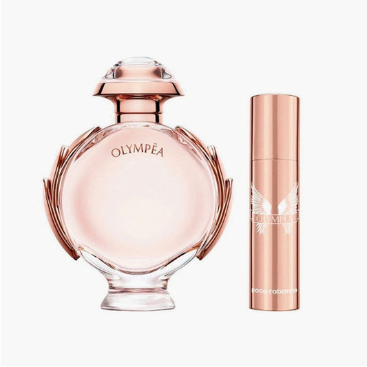 SET OLYMPEA  EDP 80ML + PERFUMERO 10ML PACO RABANNE PERFUME PARA DAMA