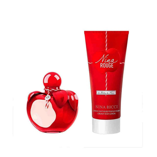 SET NINA ROUGE EAU DE TOILETTE 80 ML + BODY LOTION 100ML PERFUME PARA DAMA