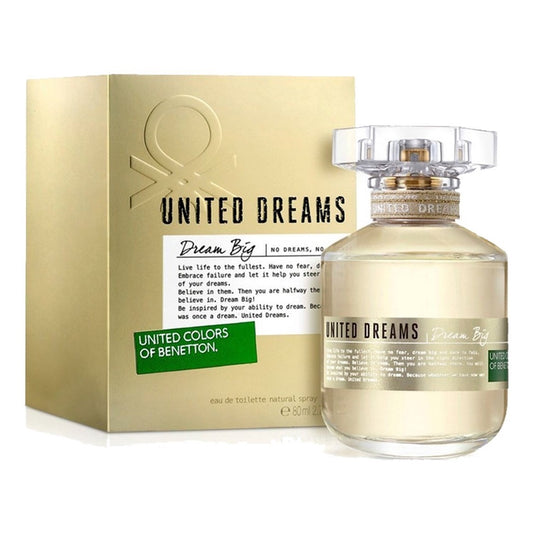 DREAM BIG UNITED DREAMS EDT 80ML BENETTON PERFUME PARA DAMA