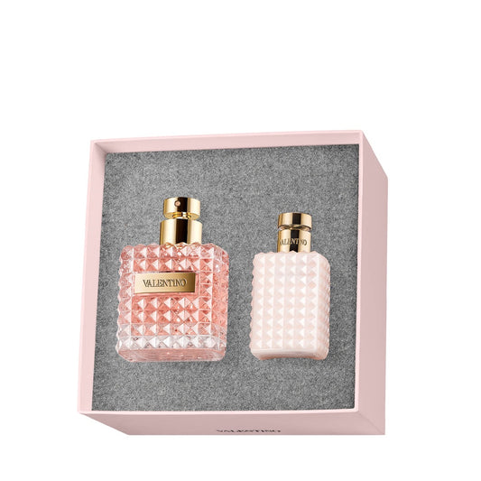 SET DONNA EDP 100ML + BODY LOTION 100ML VALENTINO PERFUME PARA DAMA